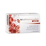 beh Homocystein extra - Mit Vitamin B Komplex (Vitamin B6, B12, Folsäure), Cholin & Betain HCL für...