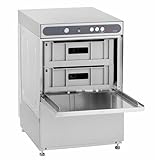 GastroHero ECOLINE-GLSM40S Gläserspülmaschine I Spülmaschine mit Reiniger- und Klarspüldosierer...