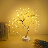 CNMTCCO LED Baum licht, LED Lichterbaum mit 108 LEDs, Baum mit verstellbarem Zweig, Stromversorgung...