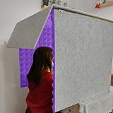 Tragbare Gesangsisolierung, Boothsound Boothdesk, schalldichte Abdeckung, selbstgemachte...