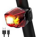 Tavaler Fahrrad Rücklicht USB-C Aufladbar Batterie Fahrradrücklichter LED Rücklicht Fahrrad Akku...