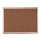Korktafel mit Holzrahmen, dekorative Pinnwand zum Aufhängen, für Schule, Büro, Pinnwand und...