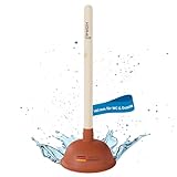kör4u Pömpel 140mm optimal geeignet für die Toilette, für Bad, Küche, Dusche und Toilette, mit...