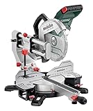 metabo Kappsäge KGSV 254 MC - 1450 W, 254 mm Sägeblatt - Mit Zugfunktion, LED-Schnittlinie,...