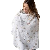 Aisawate Stilltuch, Musselin, weiche Baumwolle, Stilltuch, Still-Overall mit verstellbarem Riemen,...