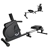 Die Neuheit RudergeräT für Zuhause und hometrainer fahrrad2-in-1,klappbar，Einstellbar,Dual Slide...