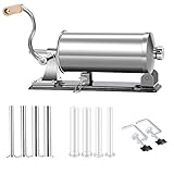 MASTER FENG 6 LBS Wurstfüller – Edelstahl-Wurstmaschine für den Hausgebrauch, manuell,...