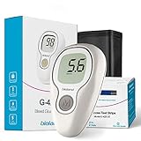 Blutzuckermessgerät, Bioland Diabetes-Test-Set, 50 Blutzucker-Teststreifen mit Reiseetui, mmol/L