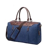 HJGTTTBN Handgepäck Koffer Portable Canvas Hand Luggage Big Bag Large Capacity Men Travel Bags...