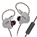 CCA C10 In-Ear-Kopfhörer, In-Ear-Monitor, HiFi 1DD 4BA Hybrid-In-Ear-Kopfhörer, Gehäuse aus...