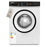 DAEWOO WM612T2TWB0DE, 6 kg Waschmaschine, Frontlader, Energieeffizienklasse A, 1200 U/Min, Aqua...