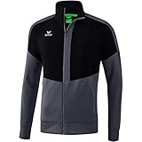 Erima Squad Trainingsjacke Schwarzgrau, L Unisex