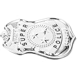 Abaodam Polizeimarke Herren Anstecknadel Metall Cosplay Kostüm Schmuck Dreisterne Abzeichen...