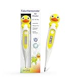 scala Digitales Fieberthermometer SC 44 flex Ente, weiß, Kinder und Babys, Motiv