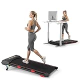 Laufband für Zuhause – 2-in-1 Walking Pad, 1-6 km/h Geschwindigkeit, Geräuscharm, 3-Bildschirm...