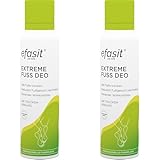 efasit Extreme Fuß Deo, 150 ml - 48h Trocken Wirkung, Antitranspirant für die Füße, hält die...