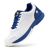 FitVille Extra Weit Tennisschuhe Herren rutschfest Hallenschuhe Atmungsaktiv Badminton Schuhe...