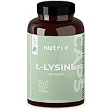 L-Lysin Kapseln hochdosiert + vegan - 2200mg pro Tagesdosis - laborgeprüft - 120 Caps je 550mg -...