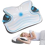 NEWHEY Memory Foam Kissen Ergonomisches Kopfkissen für Nackenschmerzen Orthopädisches Kissen...