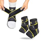 Bracoo FS60 Sprunggelenkbandage 2 Stück, Einstellbares Bandage Fußgelenk, Professionelle...