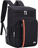 QINGLOU 28L Kühlrucksack Thermo Rucksack Picknickrucksack Kühltasche Groß Isoliert Cooler Bag...