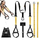 Schlingentrainer,Sling Trainer für EIN Ganzkörpertraining,Schlingentrainer für Zuhause mit...