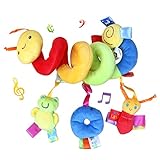 Jyuha Jeciy-uk Spiral-Aktivitätsspielzeug – Cartoon-Biene zum Aufhängen | Baby-Plüsch-Spirale...
