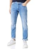 s.Oliver Herren Lang, Jeans Hose lang Slim Fit, Blau, 33W / 30L EU