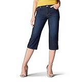 Lee Damen Capri-Jeans mit lockerer Passform, Lagune, 38