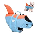 Mobiclinic®, Schwimmweste Hund, Haifischflossen-Design, Rettungsgriff, Verstellbares Geschirr,...