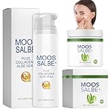 Moossalbe Plus Moossalbe Gesicht Falten Testsieger Moossalbe Mooscreme set Aktiv-Hautreparatur...