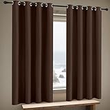 FEIJDON Vorhang Blickdicht Thermovorhang 172 x 186 cm Kälteschutz Sonnenschutz Blackout Typ...
