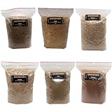 www.Smokerholz24.de BBQ Plag Räuchermehl Mix 6x200g /Räucherspäne für Kalträuchern – Buche,...