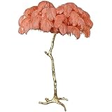 Federlampe Straußen-Stehlampen für Wohnzimmer d mit dimmbarem Licht Geeignetes Geschenk für die...