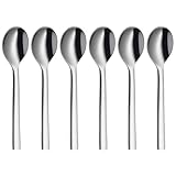 WMF Nuova Espressolöffel Set 6-teilig, 11 cm, Espresso Löffel Cromargan Edelstahl poliert,...