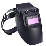 Schweißhelm mit UV-Schutz, automatische Schweißmaske, Schweißhelm, dimmbar, integrierte Batterie,...
