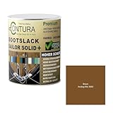 Contura Bootslack Farbig GLÄNZEND Yacht- Buntlack Metall Holz GFK Holzlack Boot Farblos (Braun -...