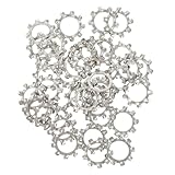 Gadpiparty 280 Stück Teiliges Edelstahl Außenzahnscheiben Außenserrated Sicherungsringe...