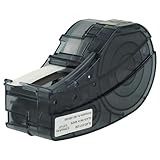 vhbw 1x Schriftband-Kassette Ersatz für Brady M21-250-595-WT für Etiketten-Drucker 6,35mm Schwarz...