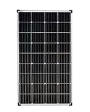 enjoy solar® Mono 140W Monokristallines Solar panel ideal für Wohnmobil, Gartenhäuse, Boot (Mono...