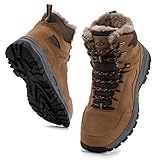 JACKSHIBO Winterschuhe Herren Winterstiefel damen mit Warm Gefüttert Wasserdicht Schneeschuhe...