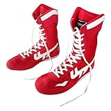Sportschuhe Herren Original Boxschuhe High Top Training Wrestling Schuhe Lange Stiefel Boxschuhe...