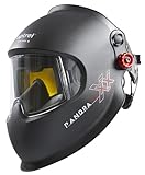 Optrel Panoramaxx L Black - Passiver Schweißhelm mit IsoFit Kopfband, Lasersschutz,...