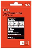 HD + Paket mit 12 Monaten, Code für Transmitter, behandelt, Verlängerung per E-Mail