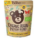 Boho Bio Veganes Proteinpulver (1kg - ohne Dosierlöffel) - ohne Süßungsmittel, ohne Aromen, ohne...
