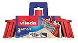 Vileda 3Action Besen - Kombination von 3 Borsten - für Staub, groben Schmutz und Haare und für...