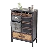 Mendler Apothekerkommode HWC-F34AM, Schubladenschrank, Tanne Holz massiv Vintage Shabby-Look...