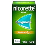 NICORETTE Kaugummi 2mg freshfruit – Nikotinkaugummi zur Raucherentwöhnung – Fruchtgeschmack...