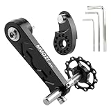MUQZI Bike Single Speed Kettenspanner, Aluminiumlegierung Einstellbare Kettenführung für MTB...