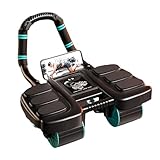 Bauchtrainer mit Rollenrad Ab - Bauchmuskeltrainer mit automatischem Rückprall | Bauchmuskeltrainer...